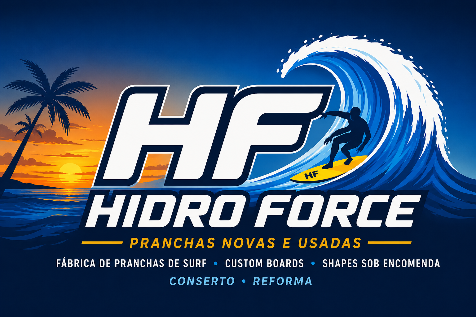 Hidro Force — Pranchas novas e usadas
